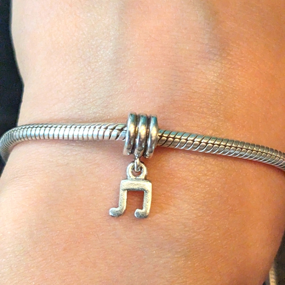 Pandora Music Note Sterling Silver Dangle Charm